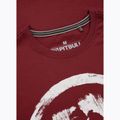 Pánske tričko Pitbull Logo Palms burgundy 6