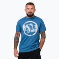 Pánske tričko Pitbull Logo Palms shade blue