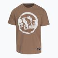 Pánske tričko Pitbull Logo Palms brown savana 4