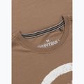 Pánske tričko Pitbull Logo Palms brown savana 6
