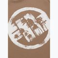 Pánske tričko Pitbull Logo Palms brown savana 7
