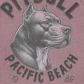 Pánske tričko Pitbull Pacyfic dusty burgundy 5