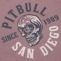 Pánske tričko Pitbull Shkull Logo dusty burgundy 3
