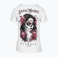 Pitbull Santa Muerte dámske tričko Rose white 4