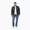 Pánska bunda Pitbull Hacket Washed Bomber dark green 2