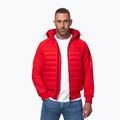 Pánska bunda Pitbull Palomar Padded Hooded Hybrid fluorescent/red 4