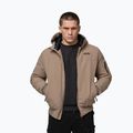 Pánska zimná bunda Pitbull Balboa 2 Hooded dark sand 4