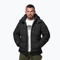 Pánska zimná bunda Pitbull Pepperwood Ribstop Padded Hooded black/green