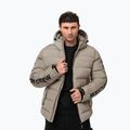 Pánska zimná bunda Pitbull Airway 4 Padded Hooded pale sand 5