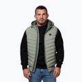 Pánska vesta Pitbull Naylor Padded Hooded dusty salvia