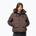 Dámska zimná bunda Pitbull Amalia Padded Hooded dark chocolate