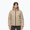 Dámska zimná bunda Pitbull Vista Quilted Hooded dark sand