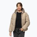 Dámska zimná bunda Pitbull Vista Quilted Hooded dark sand 5