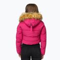 Dámska zimná bunda Pitbull Azalea Quilted Hooded raspberry red 3
