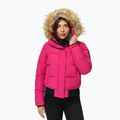 Dámska zimná bunda Pitbull Azalea Quilted Hooded raspberry red 4