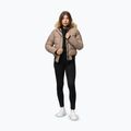 Dámska zimná bunda Pitbull Azalea Quilted Hooded dark sand 2
