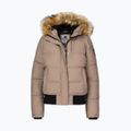 Dámska zimná bunda Pitbull Azalea Quilted Hooded dark sand 7