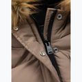 Dámska zimná bunda Pitbull Azalea Quilted Hooded dark sand 9