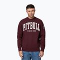 Pánska mikina Pitbull Norton Crewneck dark burgundy