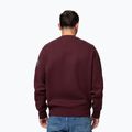 Pánska mikina Pitbull Norton Crewneck dark burgundy 3