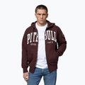 Pánska mikina Pitbull Norton Hooded Zip dark burgundy 4
