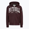 Pánska mikina Pitbull Norton Hooded Zip dark burgundy 5