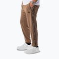 Pánske nohavice Pitbull Trackpants Tape Logo Terry Group coyote brown
