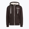 Pánska mikina Pitbull Ruffin Detroit Hooded Zip dark chocolate 5