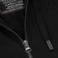 Pánska mikina Pitbull Ruffin Detroit Hooded Zip black/black 9