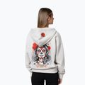 Dámska mikina Pitbull Santa Muerte Hooded Zip white stone 3