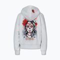 Dámska mikina Pitbull Santa Muerte Hooded Zip white stone 9