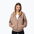 Dámska mikina Pitbull Skull Surf Hooded Zip chocolate mousse