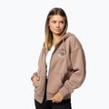 Dámska mikina Pitbull Skull Surf Hooded Zip chocolate mousse 5