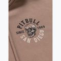 Dámska mikina Pitbull Skull Surf Hooded Zip chocolate mousse 10