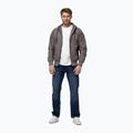Pánska bunda Pitbull Athletic Logo Nylon Hooded taupe 2