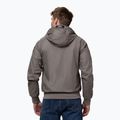 Pánska bunda Pitbull Athletic Logo Nylon Hooded taupe 3
