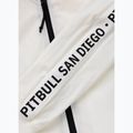 Pánska bunda Pitbull Athletic Tape Nylon Hooded off white 9