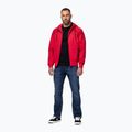 Pánska bunda Pitbull Athletic Tape Nylon Hooded red 2