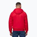 Pánska bunda Pitbull Athletic Tape Nylon Hooded red 3