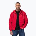 Pánska bunda Pitbull Athletic Tape Nylon Hooded red 4