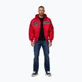 Pánska bunda Pitbull Aero Flight Hooded fluo/red 2