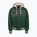 Pánska bunda Pitbull Mason San Diego Baseball Hooded bottle green/beige 4