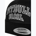 Pánska šiltovka Pitbull "SO.CAL." Retro Trucker black/black/white 3