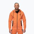Pánska mikina Pitbull Dogwood Hooded Zip Sweatshirt fluo orange