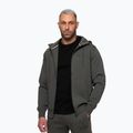 Pánska mikina Pitbull Sampson Hooded Zip Sweatshirt grey/green 4