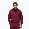 Pánska mikina Pitbull Sampson Hooded Zip Sweatshirt burgundy