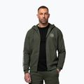 Pánska mikina Pitbull Tape Parker Hooded Zip old green 4