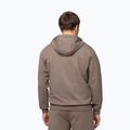 Pánska mikina Pitbull Nugget Small Logo Hooded Zip brown savana 3