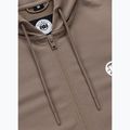 Pánska mikina Pitbull Nugget Small Logo Hooded Zip brown savana 7