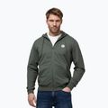 Pánska mikina Pitbull Nugget Small Logo Hooded Zip sage green